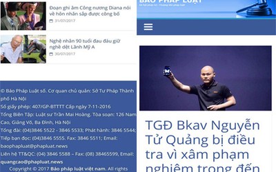 Sở Tư pháp Hà Nội xác minh trang web tung tin đồn về ông Nguyễn Tử Quảng