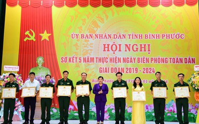 Bình Phước: Sơ kết 5 năm Ngày Biên phòng toàn dân