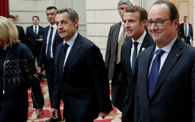 Bầu cử Pháp: Cựu Tổng thống Hollande, Sarkozy ủng hộ ông Macron