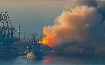 Nổ lớn ở Kiev và nhiều vùng của Ukraine sau khi soái hạm Nga bị đánh chìm