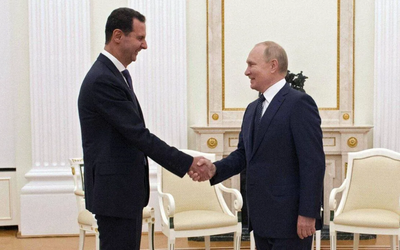 Tổng thống Syria bất ngờ đến Moscow hội đàm với Tổng thống Nga Putin