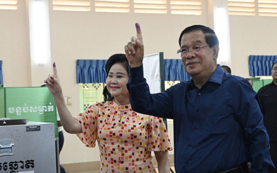 Đảng của ông Hun Sen tuyên bố thắng áp đảo trong cuộc tổng tuyển cử