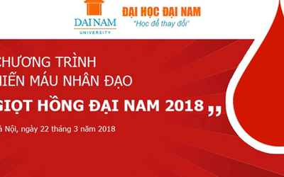 Đại học Đại Nam – “Một giọt máu cho đi, một cuộc đời ở lại”