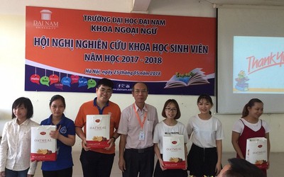 Khoa Ngoại ngữ Trường Đại học Đại Nam tổ chức Hội nghị Sinh viên nghiên cứu khoa học cấp trường