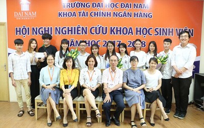 ĐH Đại Nam: Khoa TC - NH chú trọng hoạt động nghiên cứu khoa học trong sinh viên