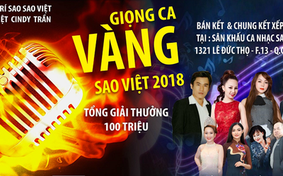 “Giọng Ca Vàng Sao Việt 2018” thu hút sự quan tâm của đông đảo khán giả yêu âm nhạc