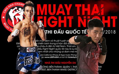 Võ sĩ Duy Nhất sẽ đối đầu với võ sĩ Thái Lan trong Muay Thai Fight Night 2018