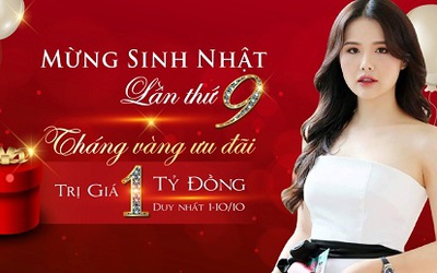 Mừng sinh nhật, tưng bừng khuyến mãi tại Thiên Hà Spa