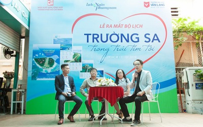 Lịch xuân Phương Nam gây ấn tượng với bộ lịch “Trường Sa trong trái tim tôi”