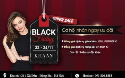 Tuần lễ giảm béo – Bùng nổ Black Friday