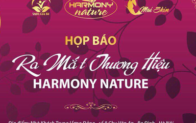 Lễ ra mắt sản phẩm mới mang thương hiệu Harmony Nature