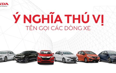 Khám phá ý nghĩa tên gọi từng mẫu xe của Honda Việt Nam