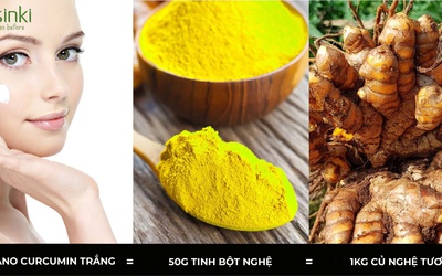 Chăm sóc da mang lại hiệu quả tốt nhất nhờ dưỡng chất Nano curcumin trắng