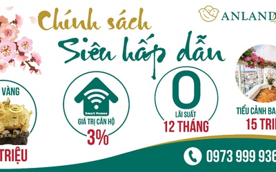 Anland Premium tặng khách hàng heo vàng may mắn cùng chính sách bán hàng hấp dẫn