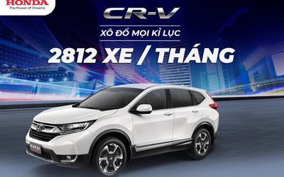 Honda CR-V – Xô đổ kỷ lục doanh số với 2.812 xe trong tháng 1/2019