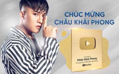 Thành viên BGK “Ngôi Sao Tiếng Hát Đại Dương” hạnh phúc nhận nút Vàng Youtube