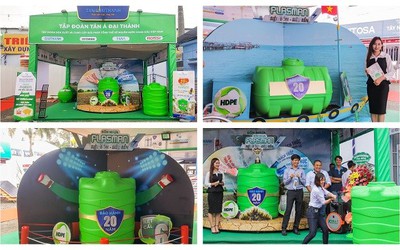 Tập đoàn Tân Á Đại Thành mang thử thách độ bền Siêu Bồn Nhựa Plasmanđến Vietbuild Cần Thơ 2019