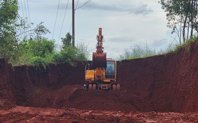 Bình Phước: Ngang nhiên khai thác đất trái phép trên địa bàn Bù Đăng