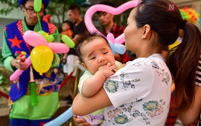 Rộn ràng ngày Tết thiếu nhi tại bệnh viện Nhi Trung ương