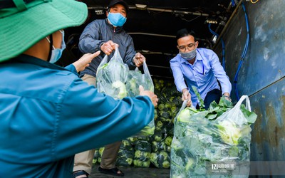 Hà Nội: Người dân đội nắng "giải cứu" nông sản Hải Dương