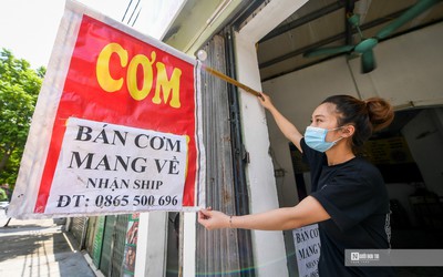 Hà Nội: Hàng ăn "vùng xanh" bắt đầu được phép bán mang về