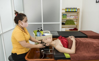 Bà rịa Vũng Tàu: Dịch vụ massage, gội đầu dưỡng sinh hút khách sau Covid-19