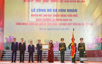 Hà Nội có thêm một huyện đạt chuẩn nông thôn mới