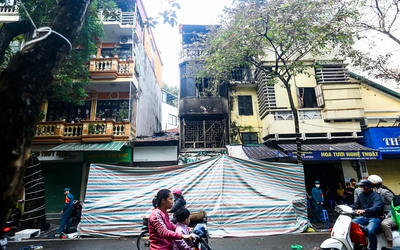 Hiện trường căn nhà phố cổ Hà Nội cháy khiến 4 người tử vong