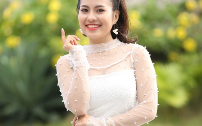 Nhan sắc nổi bật của bản sao Hoàng Thuỳ Linh tại casting Hoa khôi sinh viên