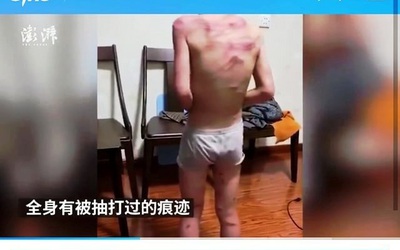 Hình ảnh bé trai bị bố dượng đánh đập dã man được cắt ghép từ clip ở Trung Quốc