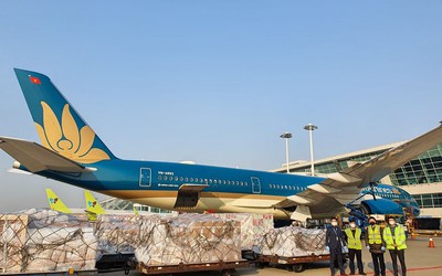 Vietnam Airlines tăng cường vận chuyển hàng hóa đảm bảo giao thương