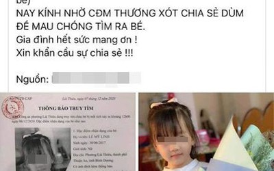 Cơ quan chức năng khẳng định thông tin bé gái 3 tuổi bị bắt cóc là giả