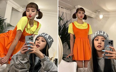 Hóa "em út" Lisa ngày Halloween, nhan sắc Jisoo khiến netizen mê mẩn