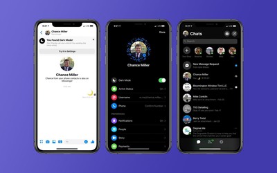 Facebook chính thức ra mắt chế độ tối Dark mode cho Messenger