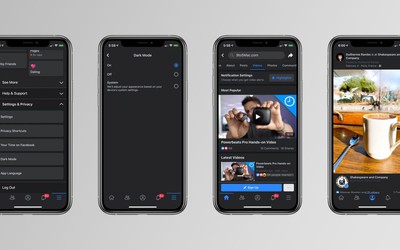 Facebook sẽ “nhuộm đen” giao diện với chế độ “Dark Mode”