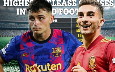 Ferran Torres trở thành cầu thủ thứ 3 có phí giải phóng hợp đồng 1 tỷ