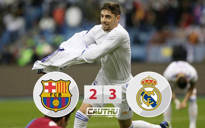 Kết quả Barca 2-3 Real: Rượt đuổi kịch tính, vỡ òa phút bù giờ