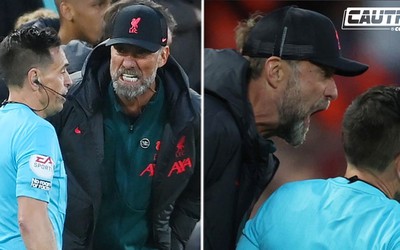 Klopp thừa nhận 'ăn thẻ đỏ là xứng đáng'