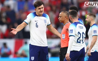 Maguire chỉ trích trọng tài trận Anh vs Pháp là 'thực sự kém cỏi'