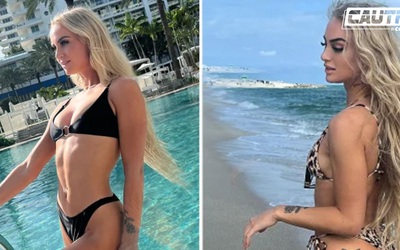 Nữ cầu thủ của Aston Villa khoe dáng siêu quyến rũ với bikini