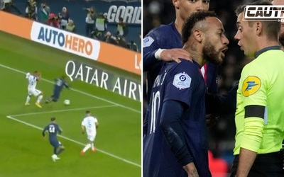 Neymar lần thứ 5 phải nhận thẻ đỏ tại PSG