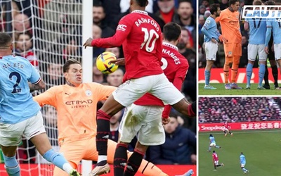 Bàn thắng của Bruno ở derby Manchester có hợp lệ hay không?