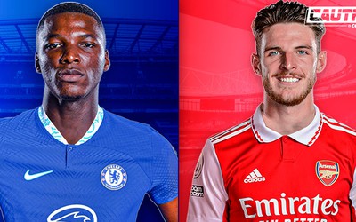 Rice khiến Arsenal cười vào mặt Chelsea vụ Caicedo