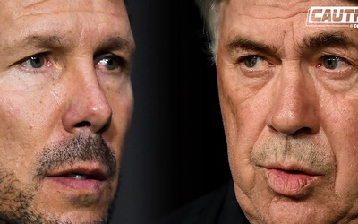 Chiến tướng lão luyện Ancelotti kém mưu 'cáo già' Simeone