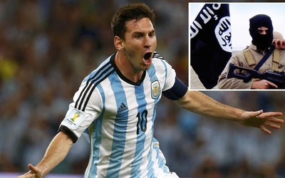 IS chế hình ảnh Messi khóc ra máu, dọa tấn công World Cup 2018