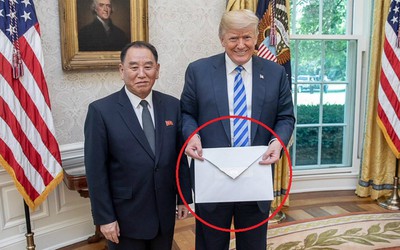 Phát hiện chi tiết “lạ” trong bức thư ông Kim Jong-un gửi ông Trump