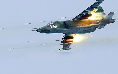 Tiêm kích Su-25 của Nga “về quê” sau khi hoàn thành nhiệm vụ tại Syria