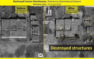 Ảnh vệ tinh hé lộ mức độ phá hủy của tên lửa Israel với lá chắn Syria