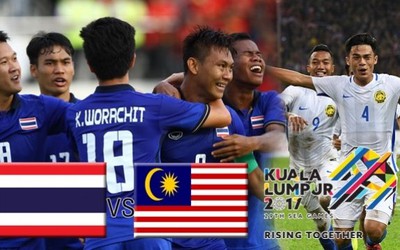 Trực tiếp chung kết SEA Games 29: U22 Malaysia - U22 Thái Lan (19h45 - 29/8)