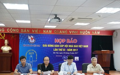 Giải bóng bàn cúp Hội Nhà báo Việt Nam lần thứ XI – năm 2017